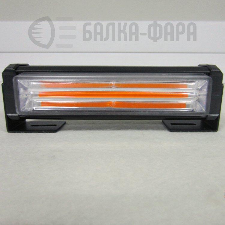 Фара проблесковая  20W 12-24V желтая